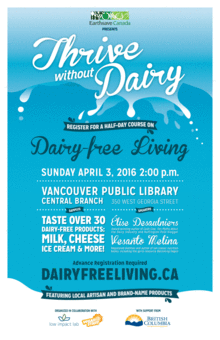 Earthsave Canada presents: Dairy-free Living – Thrive Without Dairy